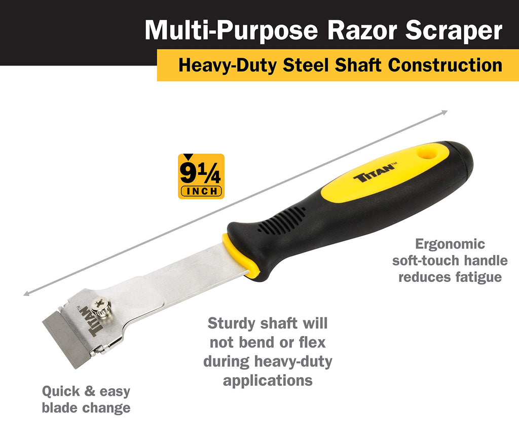 Titan 11515 12-Inch Wall Scraper with 4-Inch Blade