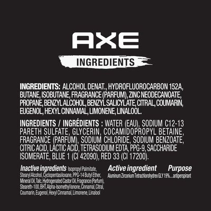 AXE Phoenix Fresh Gift Set for Men Body Wash, Spray & Antiperspirant, 48H Protection, Crushed Mint & Rosemary Scent (3 Piece Set)