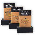 Real American Soap - Activated Charcoal & Tea Tree Oil Bar Soap (3 Pack) | Long-Lasting, Moisturizing Formula