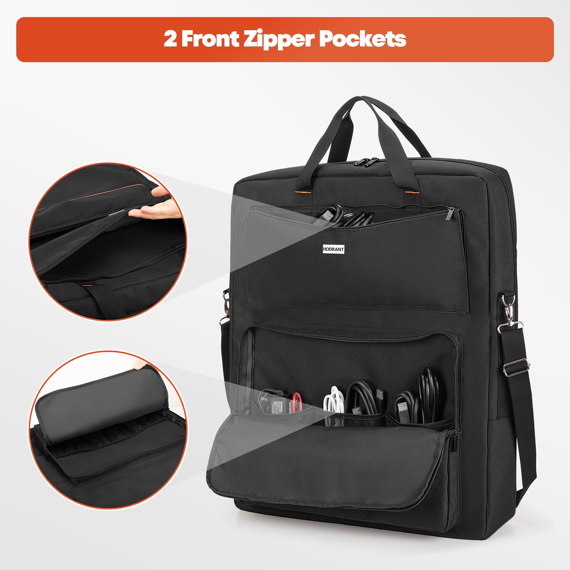 HODRANT Solar Panel Carry Case Compatible with Anker SOLIX PS30 PS100 PS200