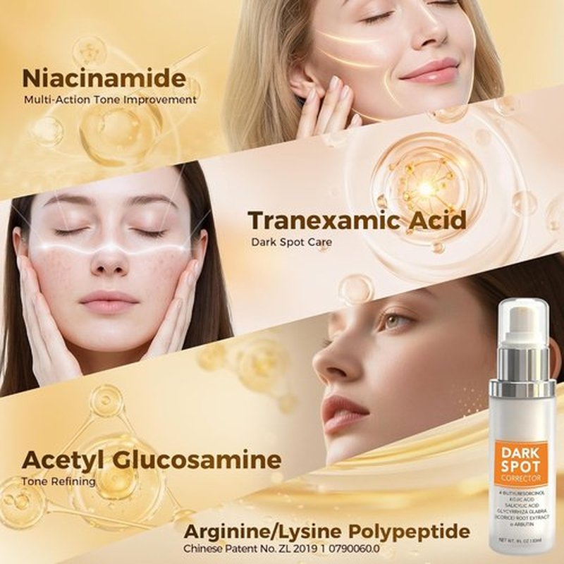 Skiennix Dark Spot Remover - 5% Niacinamide & Hyaluronic Acid Fade Cream for All Skin Types