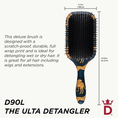 Denman D90L Tangle Tamer Ultra Brush - Effortless Detangling for All Hair Types