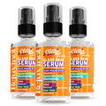 Snail Mucin Serum Vitamin C Face Serum Anti Aging with Hyaluronic Acid Niacinamide Retinol MSM Aloe Vera & Ceramides - Korean Skin Care Glass Skin Dark Spot Remover for Glowing Skin & Beauty (3 Pack)