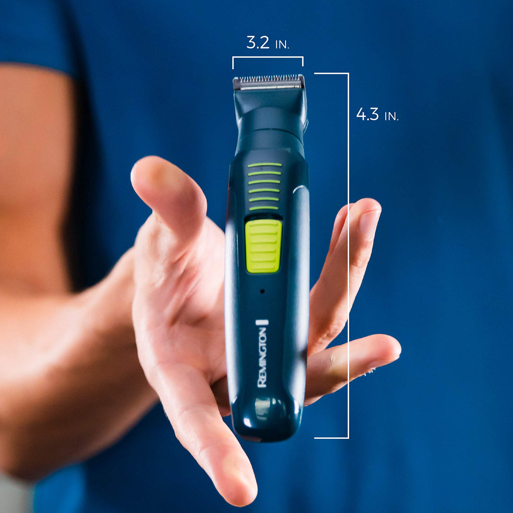 Remington Ultrastyle Total Grooming Kit, Rechargeable, Teal and Green
