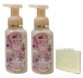 Bath & Body Works Vanilla Birch 2-Pack Gentle & Clean Foaming Hand Soap Bundle with a Natural Oats Sample Soap