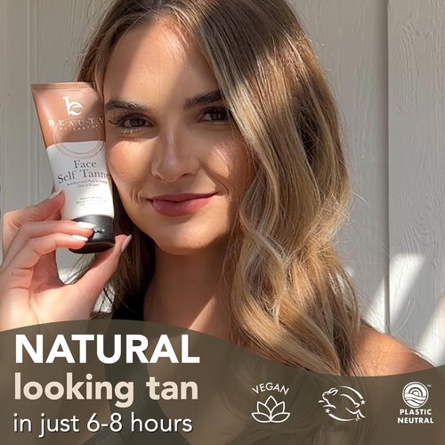 Face Tanner by USA Made | Natural & Organic Gradual Self Tanner Lotion for Streak-Free Glow