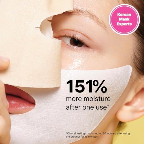 Dr.Jart+ Ceramidin Face Mask - Hydrating Korean Sheet Mask with Ceramides & Panthenol | Travel Size, 1 Pack