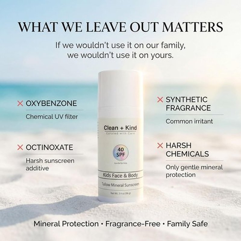 Skiennix Kids Mineral Sunscreen SPF 40 - Lightweight Non-Nano Zinc Oxide Protection | Gentle for Sensitive Skin