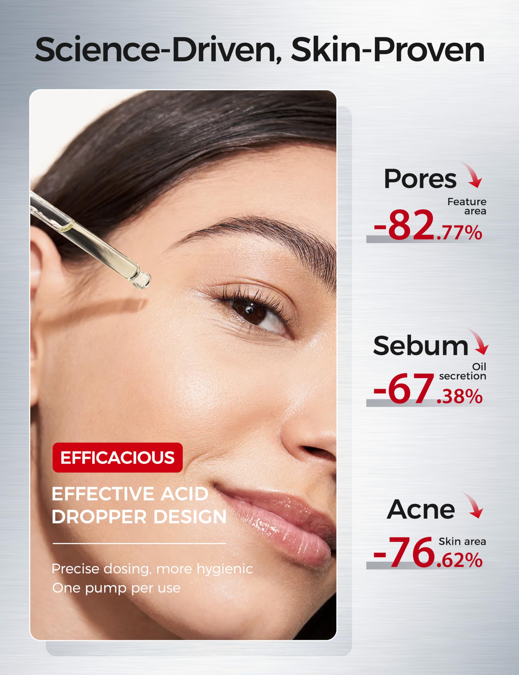 NING DERMOLOGIE Salicylic Acid 2% Serum: Pore Minimizer & Acne Treatment for Face with AHA PHA Tranexamic Acid Niacinamide & Tembusu Extract | Exfoliant for Acne & Blemish Skin | Oil Control | 1 FL OZ