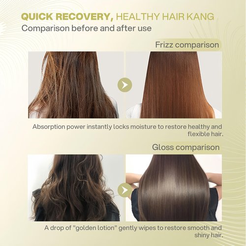 Bremod Performance 10 in 1 Hair Serum-Anti Frizz Control Hair Oil-Repair Treatment Moisturize Deeply Nourish Repair Dry Damaged Hair 7.1Fl oz