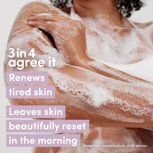 Dove Body Wash Vitality Renewal Promotes firmer, supple skin 4% restoring serum with collagen 18.5 oz