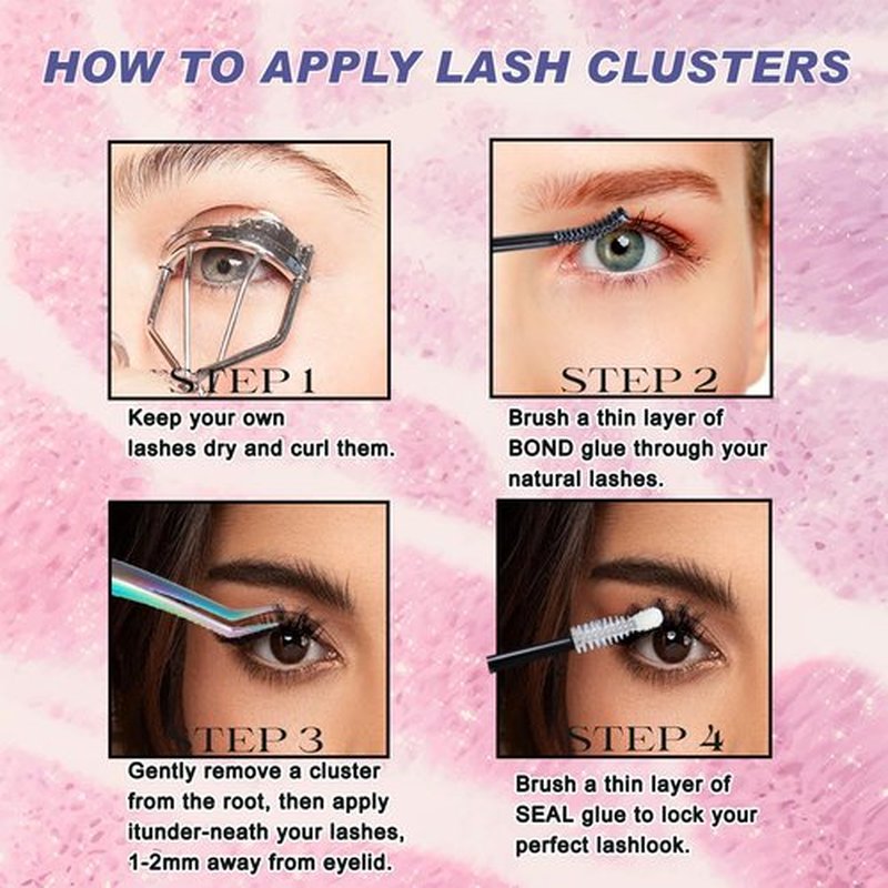 SZYZKJ Lash Clusters 3D Multilayered DIY Cluster Eyelash Extensions 144pcs D Curl 12-18mm Mix Individual Lashes Cluster (D Natural 12-18mm-D)