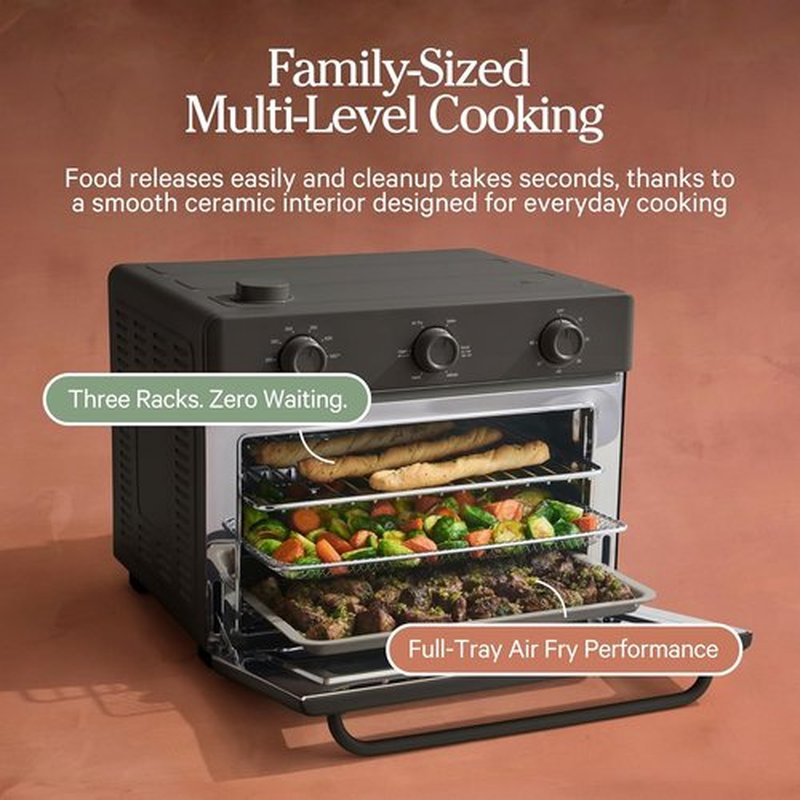 Our Place Large Wonder Oven - 6-in-1 Stainless Steel Air Fryer Toaster Oven Combo | 31.7 QT, Spice