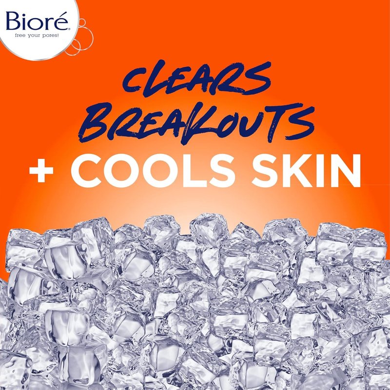 Biore Blemish Fighting Ice Cleanser - Salicylic Acid Face Wash for Acne Prevention | 6.77 Oz
