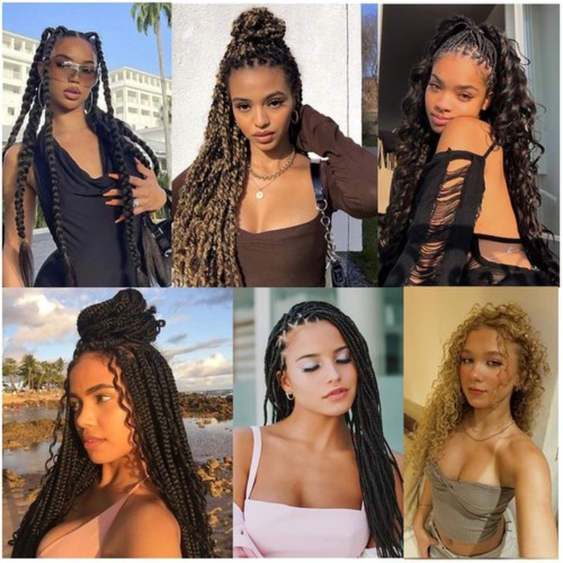 Braiding Hair Pre Stretched, 24inch 8 Pack Black Pre Stretched Braiding Hair for Women, Yaki Straight Texture Professional for Boho Twist Crochet Braids Hair (1B, 24Inch (Pack of 8))