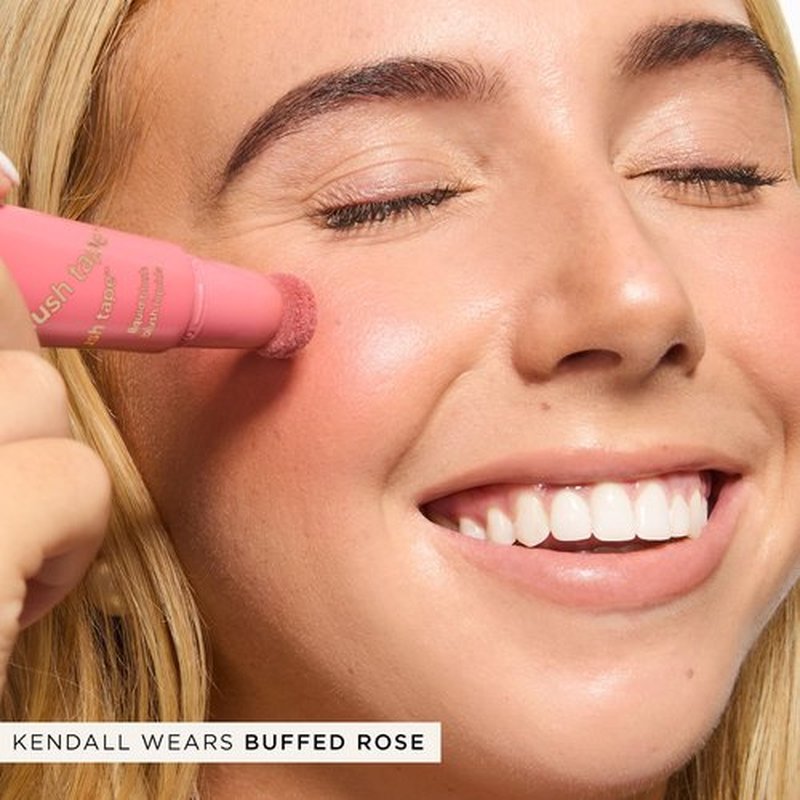 tarte blush tape satin liquid blush – Blendable Buildable Makeup with Mineral Pigments, Mango & Shea Butters for Lightweight Hydrating Smooth Finish, Vegan & Cruelty-Free, full size, coral pink