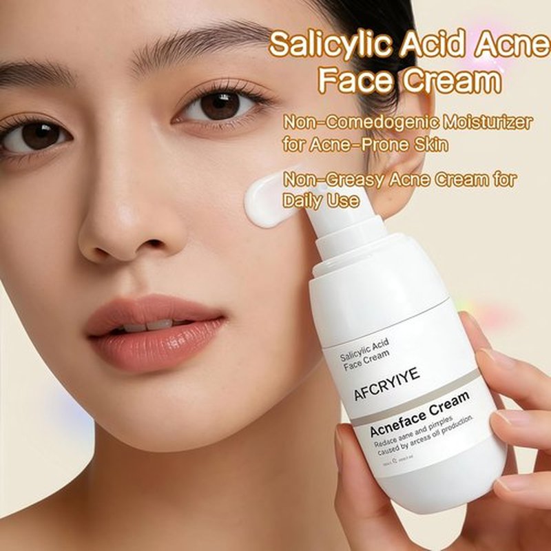Skiennix Salicylic Acid Acne Treatment Face Cream - Oil Control & Pore Refining, Non-Comedogenic, 50ml / 1.69oz (2)