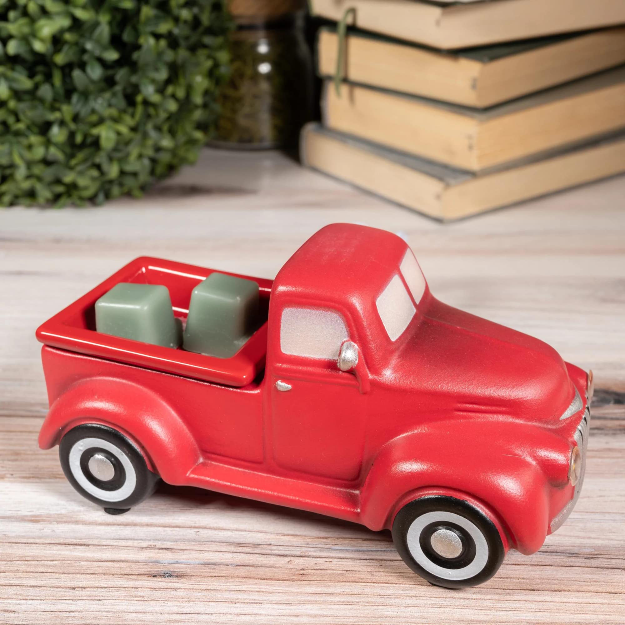 Scentsationals Wax Warmer, Wax Melt Warmer for Scented Melts - Truck Collection Red Truck - Candle Wax Melter for Fragrance Cubes and Tarts