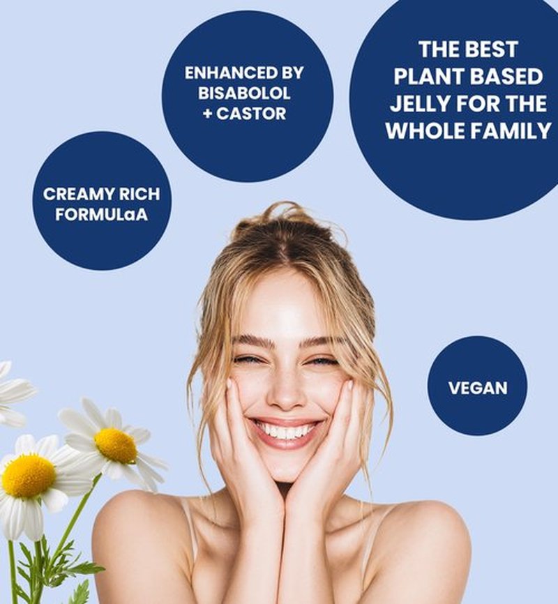 Beesaluxe Plantroleum | Next-Gen Plant-Powered Jelly | No Petroleum Needed | All-Purpose Moisturizer & Skin Protectant (8 Ounce)