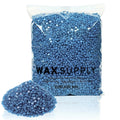 Euro Blue Hard Wax Beads – Professional Stripless Blue Wax, Rosin-Free, Strong Grip & Balanced Elasticity – All-Purpose Salon Formula for Coarse Hair & Full Body Waxing – Unscented (2.2 lb (1 bag))