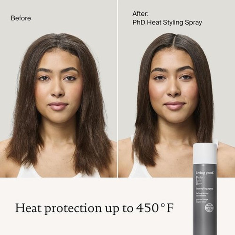Living Proof Perfect Hair Day Heat Styling Spray - 48-Hour Smoothness & 450°F Heat Protection