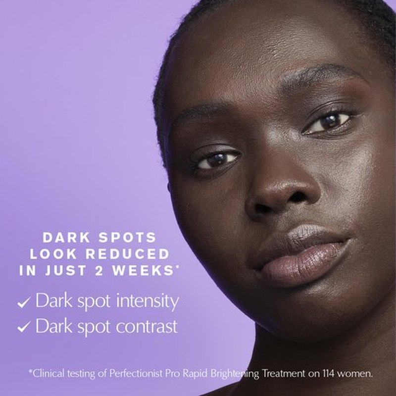 Estée Lauder Perfectionist Pro Rapid Brightening Treatment Face Serum with Ferment3 + Vitamin C| Targets Dark Spots, 1 Fl Oz