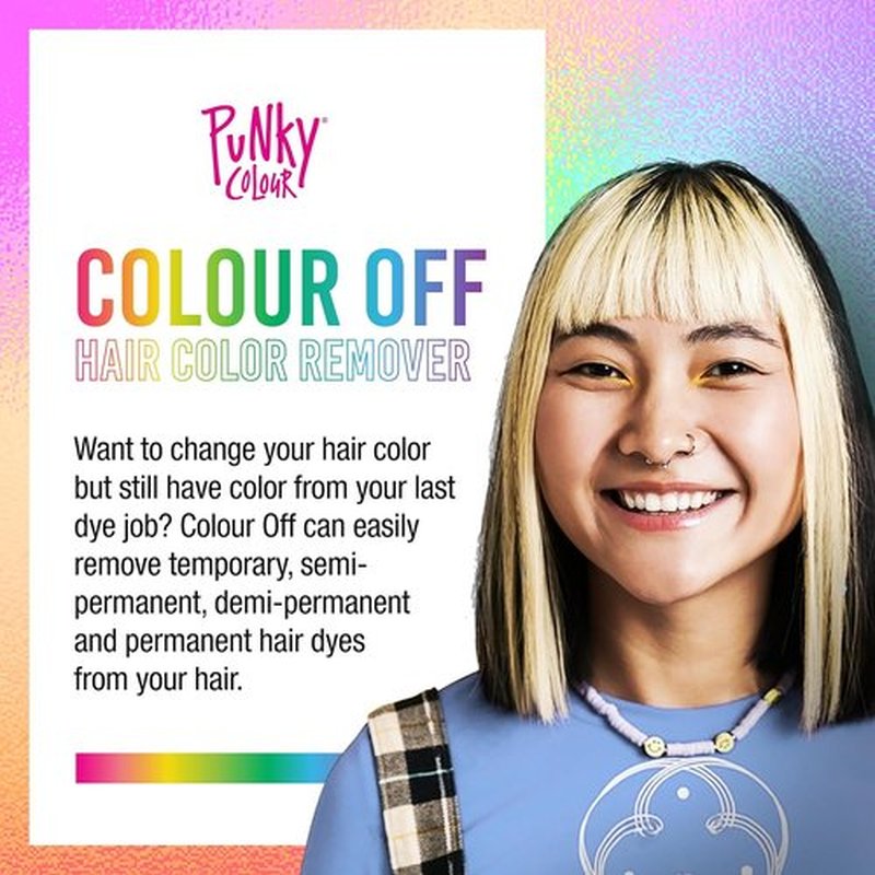 Punky Colour Hair Color Remover - Easily Removes Temporary, Permanent & Semi-Permanent Dye | Ammonia-Free Bleach Kit