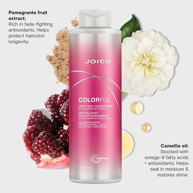 Skiennix Colorful Anti-Fade Conditioner - Preserve Vibrancy & Boost Shine | Sulfate-Free Formula with Camellia Oil & Pomegranate Extract