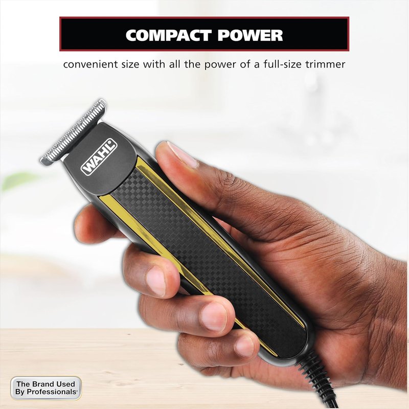 Wahl Edge Pro Beard Trimmer - Bump Free Corded Grooming Kit for Men | Perfect for Edging Beards & Mustaches