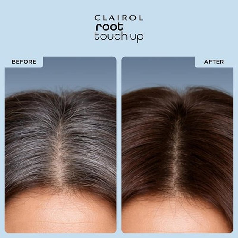 Clairol Root Touch-Up | 2-in-1 Temporary Hair Coloring Spray for Volume - Black, 1 Pack