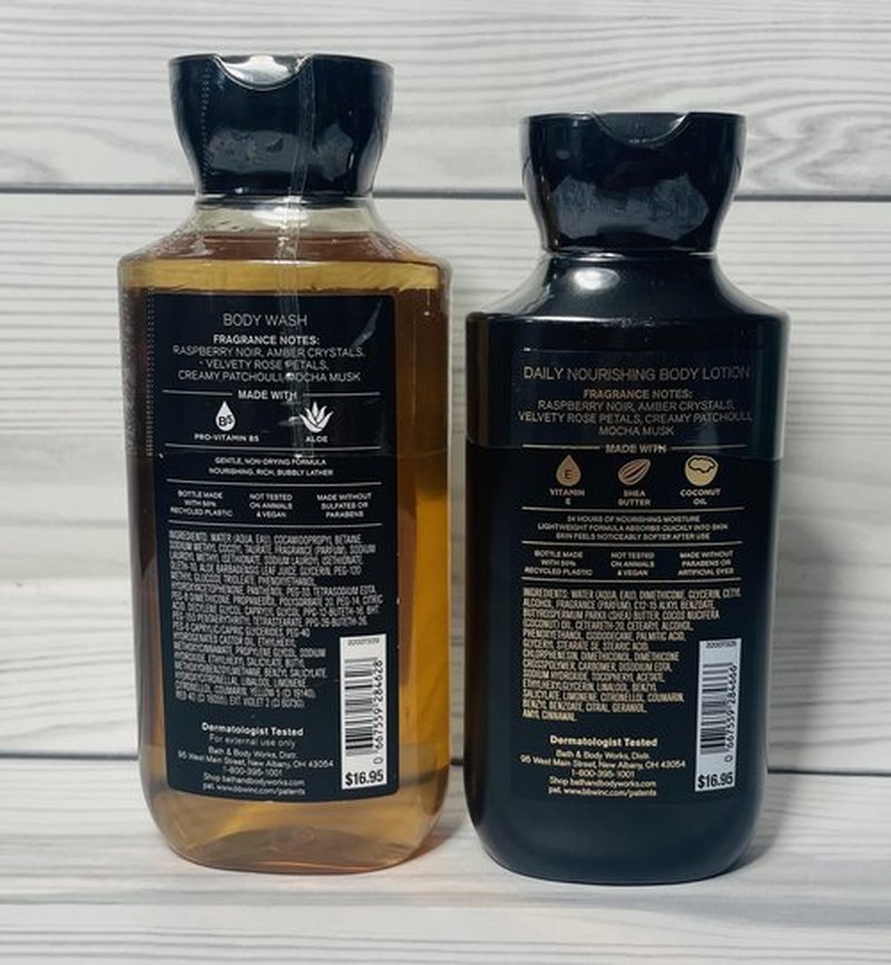 Bath & Body Works Into The Night Lotion and Body Gel Wash 2 Piece Set