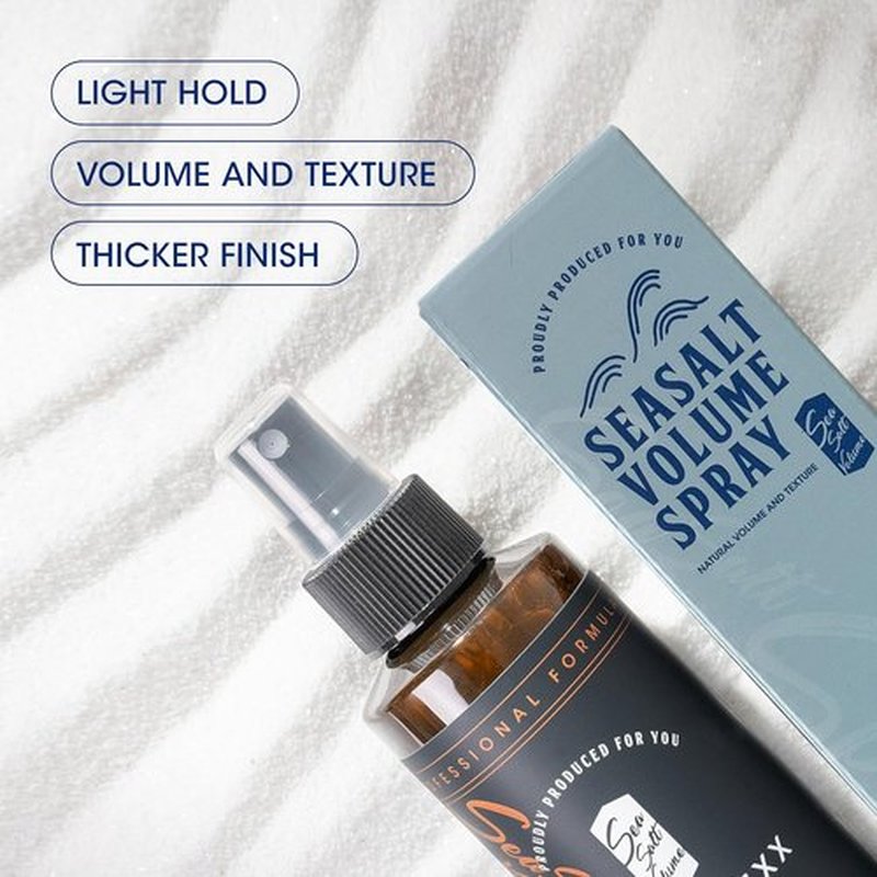 Hairplexx Sea Salt Volume Hair Spray - Natural Thickening & Volumizing Formula | Paraben-Free, 6.76 Fl Oz (Pack of 2)
