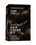 Madison Reed Radiant Hair Color Kit - 5.5NNN Dark Brown with Warm Golden Tones | 100% Gray Coverage, PPD-Free & Ammonia-Free