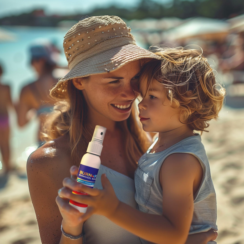 BurnFix® Hydrogel Burn Spray – 120 ml Instant Cooling Relief for 1st & 2nd Degree Burns, Sunburns & Scalds | Doctor-Recommended Moisturizing First Aid Essential for Kids & Adults