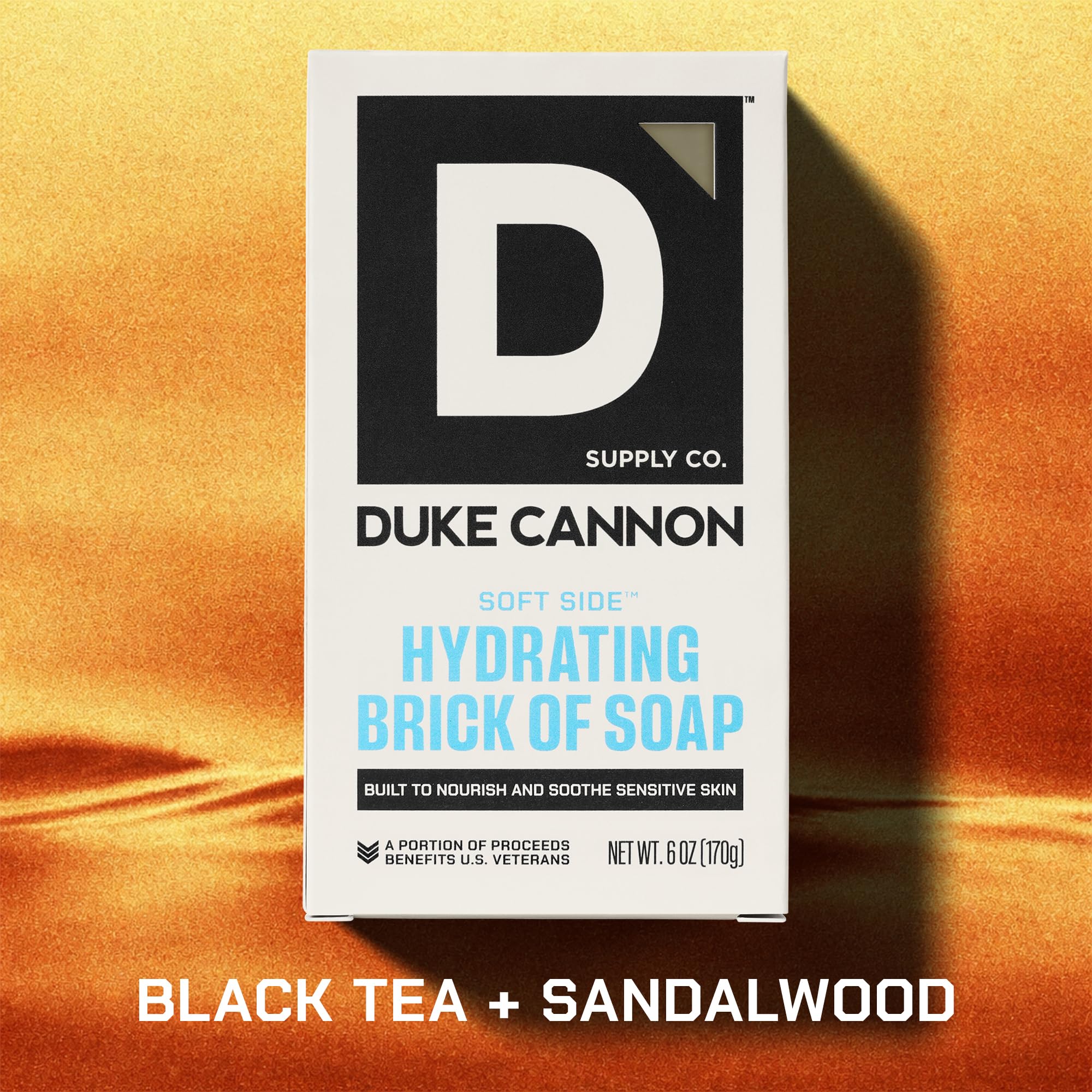 Duke Cannon Brick of Soap Variety Pack – 4 Bars (2 Soft Side Hydrating + 2 Heavy Grit Deep Cleaning), Large 10 oz Triple Milled Men’s Bar Soap Set