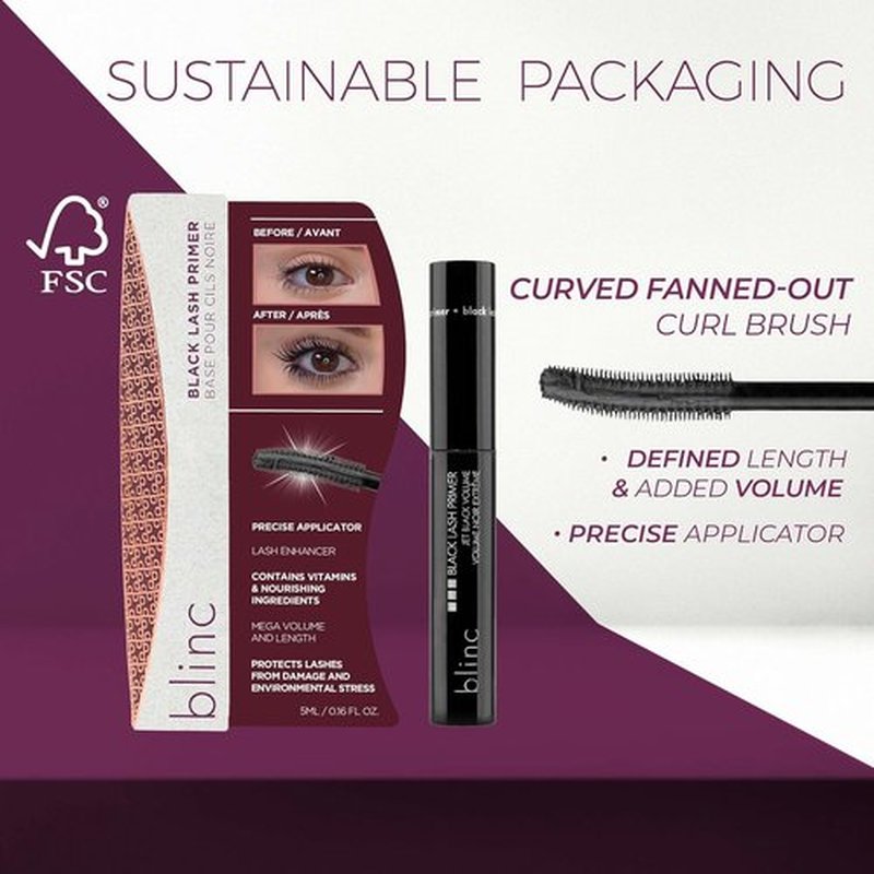 Blinc Lash Primer - Lengthening & Volumizing Formula for Stunning Lashes | 0.25 oz