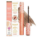 Grande Cosmetics GrandeBROW 2-in-1 Tinted Brow Gel + Brow Enhancing Serum for Thicker & Darker-Looking Eyebrows, Shape & Fill Brows, with Castor Oil & Mini Fibers - Medium, Full Size (0.12 fl oz)