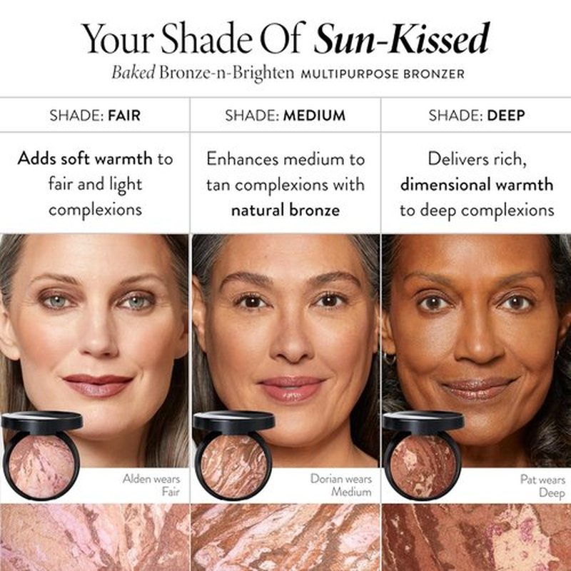 Laura Geller New York Baked Bronze-N-Brighten Bronzer Powder - Fair Shade for Natural Glow