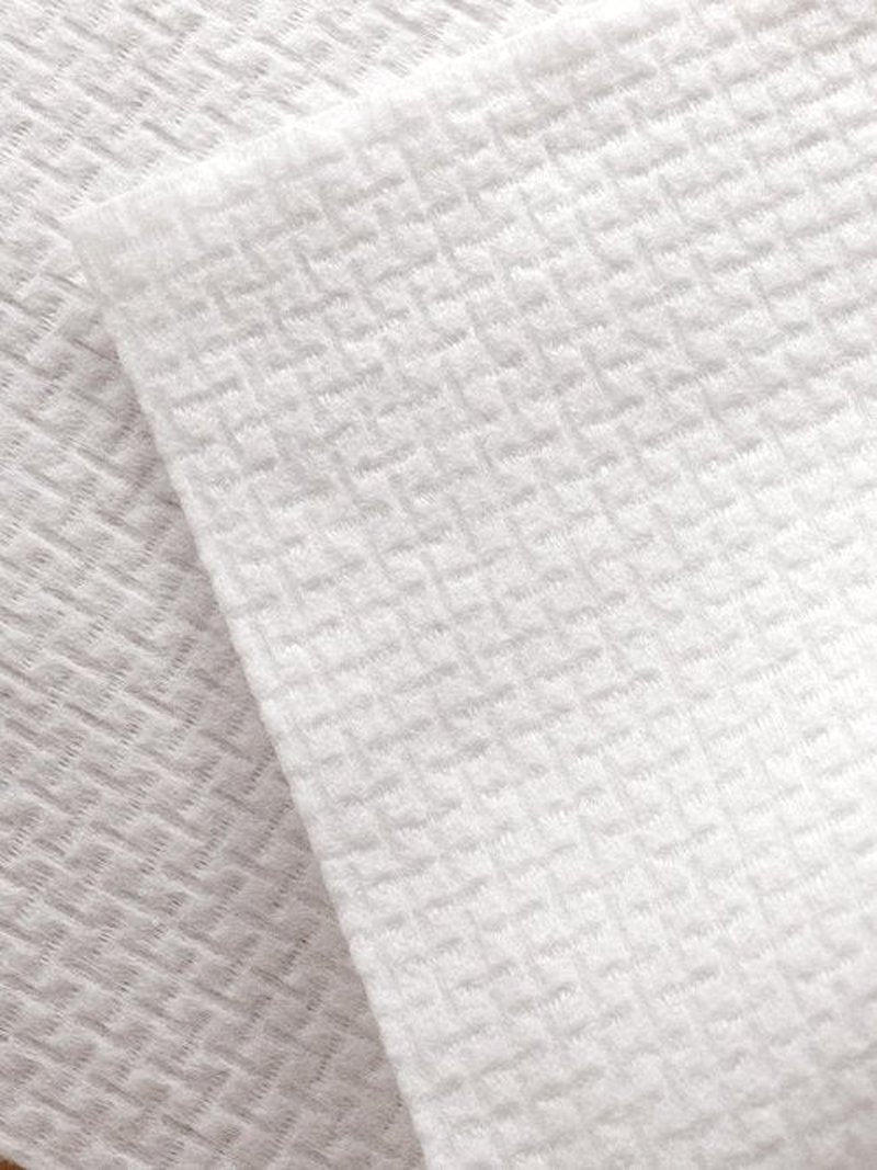 Mei Apothecary XL DermaTowel Disposable Face Towels, 50 Count Facial Cloths for Washing Face & Makeup Removal, 10x12"