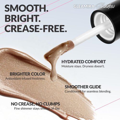 BEPHOLAN Brown Liquid Eyeshadow With Subtle Shimmer Waterproof,Long-Lasting, Neutral Naked Smooth Creamy Eyeshadow Lightweight Crease-Resistant Liquid-to-Powder Eye Shadow(Sahara Dusk 05#)