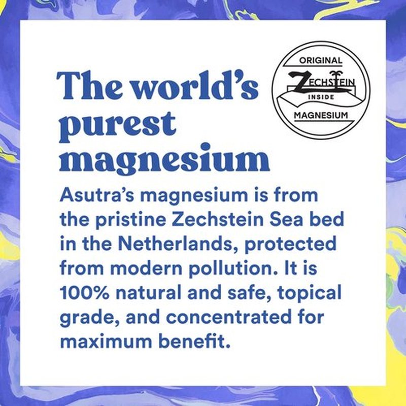 ASUTRA Muscle Pain Relief Cream, Cooling Menthol with Moisturizing Magnesium and Arnica Montana Oil, 3.4 oz