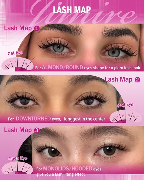 Manga Lash Clusters Natural Look Wispy Lashes Clusters Anime D-Curly Cluster Eyelash Extensions 110 Pcs 8-16MM Fairy Individual Cluster Lashes Wet-Look Lash Extensions