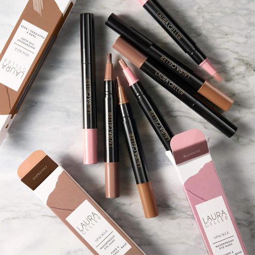 LAURA GELLER Spackle Waterproof Eye Hues - Liquid Waterproof Eyeshadow for Hooded Eyes & Mature Skin | Resists Creasing | Blossom