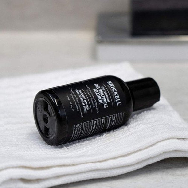 Brickell Men's Acne Controlling Face Moisturizer - Natural Treatment with 2% Salicylic Acid, 2 Oz