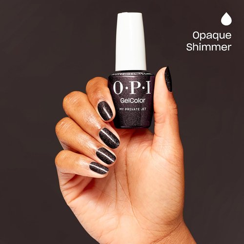 OPI GelColor Nail Polish - Salon-Quality Shine in White, Gray & Black Shades | Long-Lasting, Vegan Formula | 0.5 Fl Oz