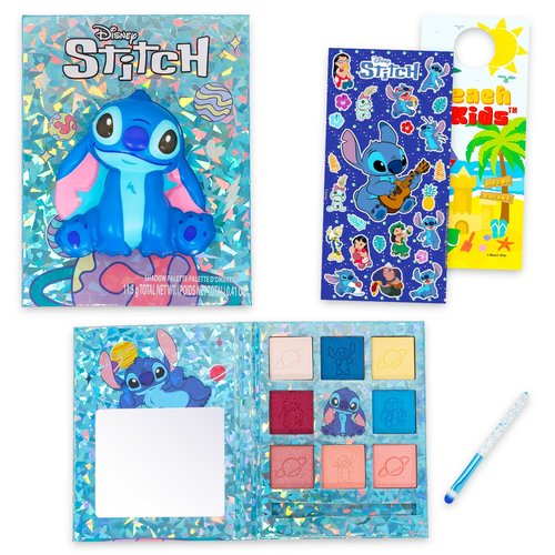 Stitch Eyeshadow Palette - 8 Color Makeup Kit for Girls | Lilo and Stitch Dress Up Party Supplies