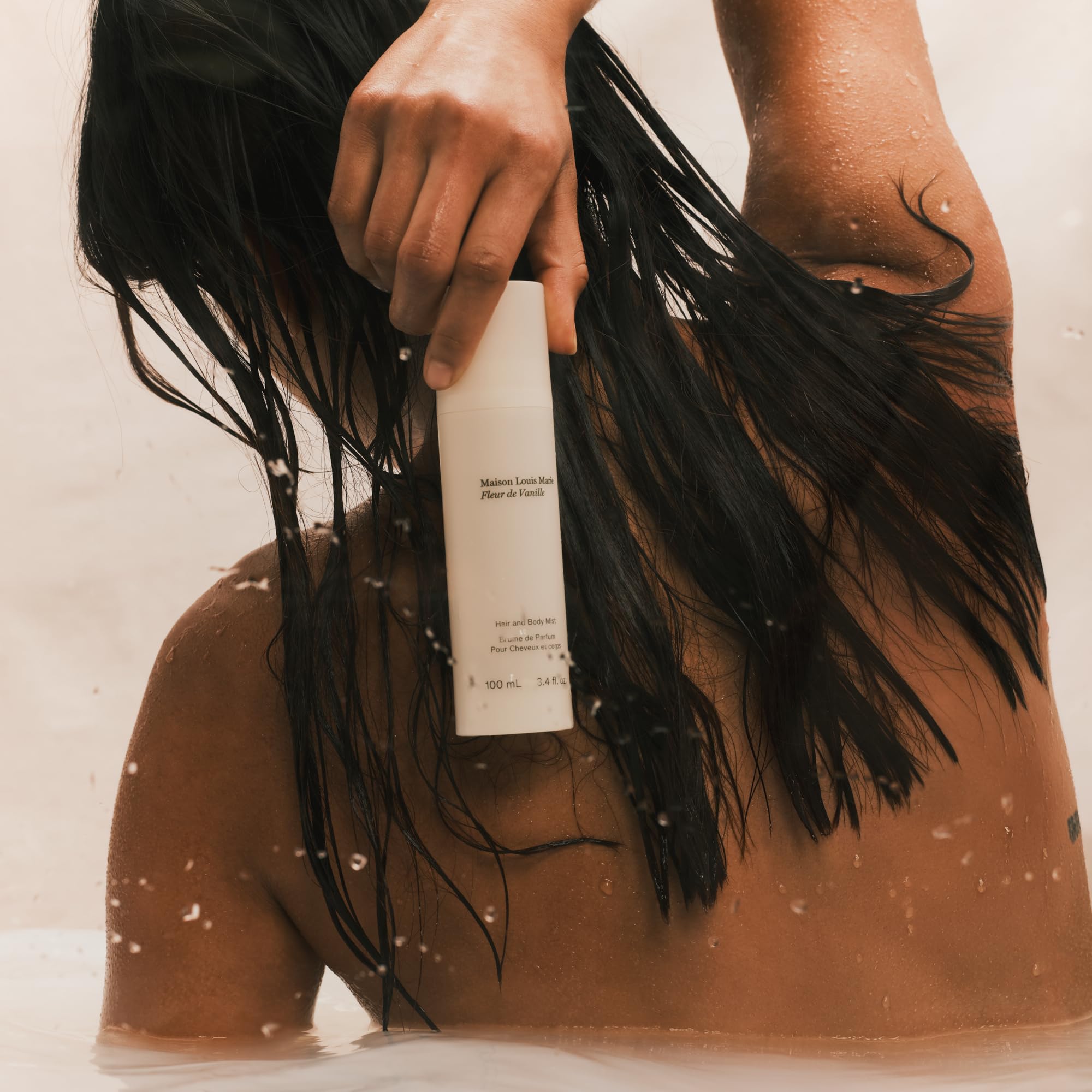 Maison Louis Marie - Fleur de Vanille Hair and Body Mist | Alcohol-Free, Hair Safe | Luxury Clean Beauty + Non-Toxic Fragrance (100mL | 3.4 fl oz)