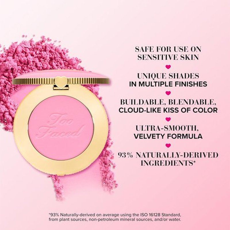 Too Faced Cloud Crush Blurring Blush - Velvety High Pigment Powder for Cheeks, 0.17 Ounce