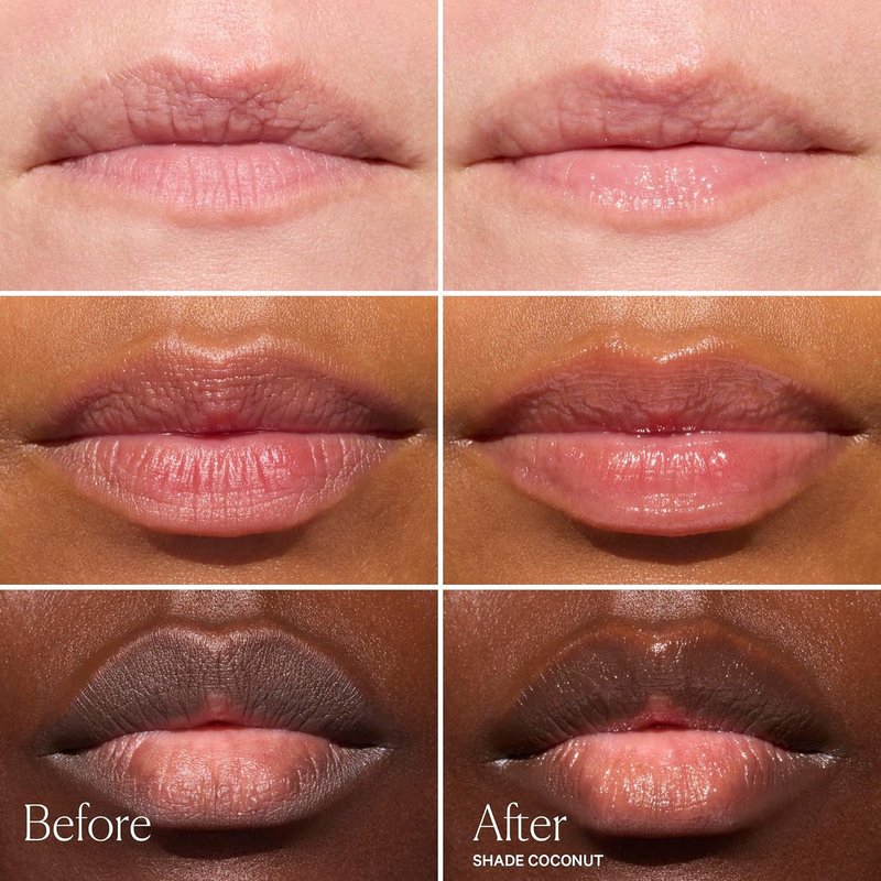 Well People Poutlove Peptide Lip Balm - Hydrating Tinted Treatment with Peptide Complex & Murumuru Butter | Coconut Flavor