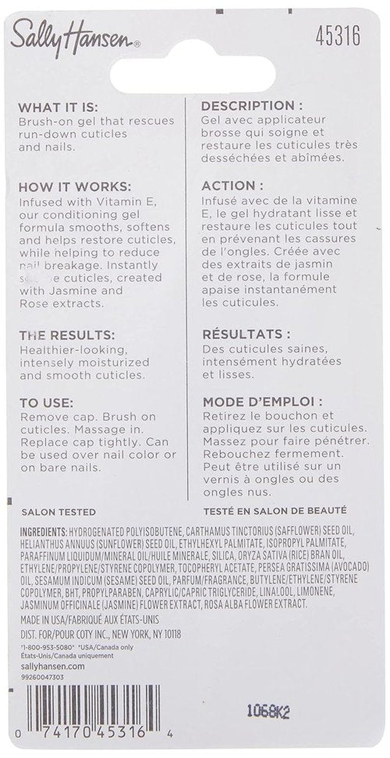 Sally Hansen Cuticle Rehab™ Nail Treatment - Moisturizing Formula with Jasmine, Rose & Vitamin E